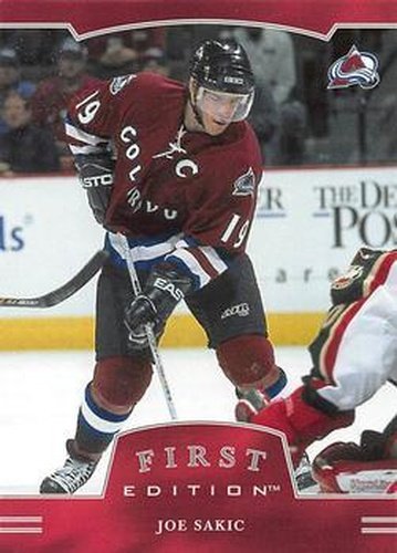#154 Joe Sakic - Colorado Avalanche - 2002-03 Be a Player First Edition Hockey