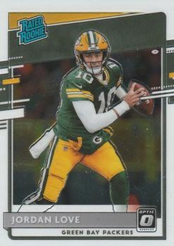 #154 Jordan Love - Green Bay Packers - 2020 Donruss Optic Football