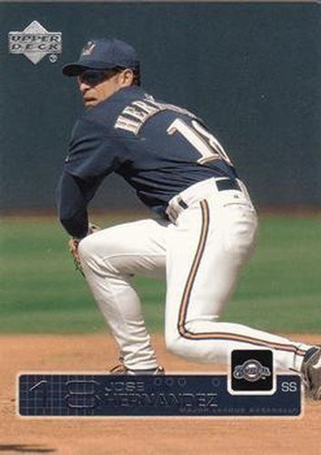 #154 Jose Hernandez - Milwaukee Brewers - 2003 Upper Deck Baseball