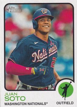 #154 Juan Soto - Washington Nationals - 2022 Topps Heritage Baseball