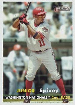 #154 Junior Spivey - Washington Nationals - 2006 Topps Heritage Baseball