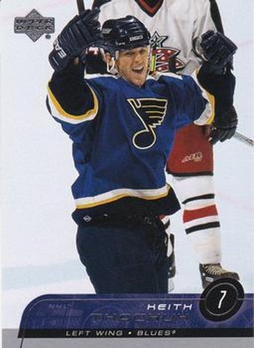 #154 Keith Tkachuk - St. Louis Blues - 2002-03 Upper Deck Hockey