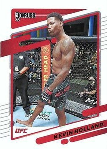 #154 Kevin Holland - 2022 Donruss UFC MMA