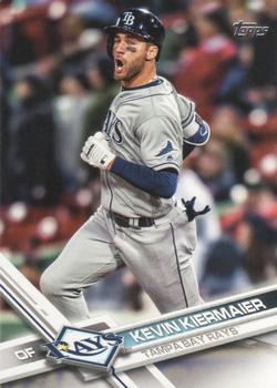 #154 Kevin Kiermaier - Tampa Bay Rays - 2017 Topps Baseball