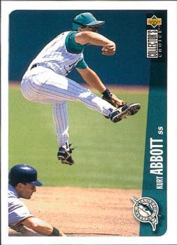#154 Kurt Abbott - Florida Marlins - 1996 Collector's Choice Baseball