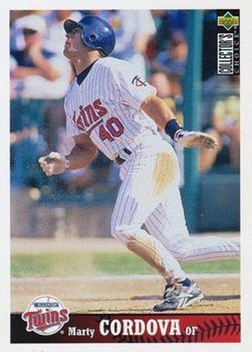 #154 Marty Cordova - Minnesota Twins - 1997 Collector's Choice Baseball