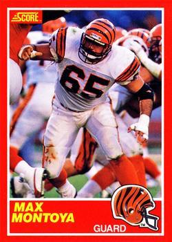 #154 Max Montoya - Cincinnati Bengals - 1989 Score Football