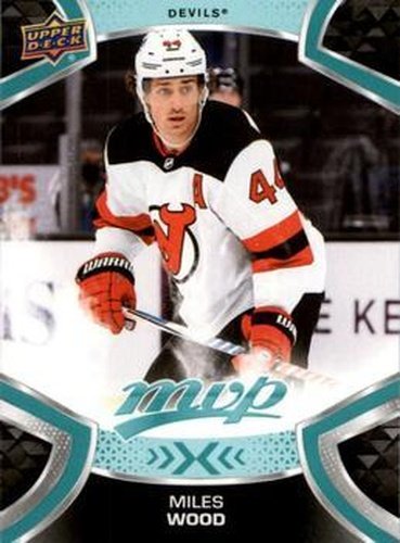 #154 Miles Wood - New Jersey Devils - 2021-22 Upper Deck MVP Hockey