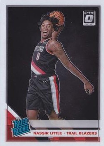 #154 Nassir Little - Portland Trail Blazers - 2019-20 Donruss Optic Basketball