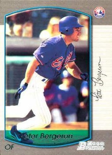 #154 Peter Bergeron - Montreal Expos - 2000 Bowman Baseball
