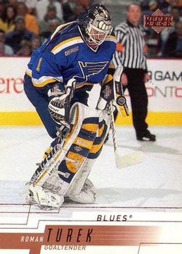 #154 Roman Turek - St. Louis Blues - 2000-01 Upper Deck Hockey