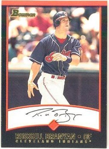 #154 Russell Branyan - Cleveland Indians - 2001 Bowman Baseball