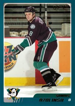 #154 Sandis Ozolinsh - Anaheim Mighty Ducks - 2003-04 O-Pee-Chee Hockey