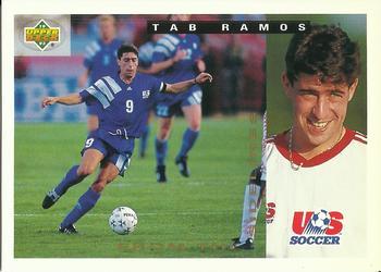 #154 Tab Ramos - USA - 1993 Upper Deck World Cup Preview English/Spanish Soccer