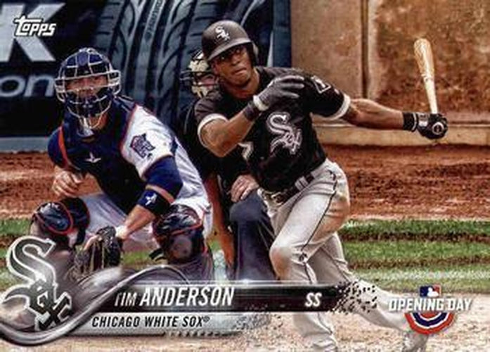 #154 Tim Anderson - Chicago White Sox - 2018 Topps Opening Day Baseball