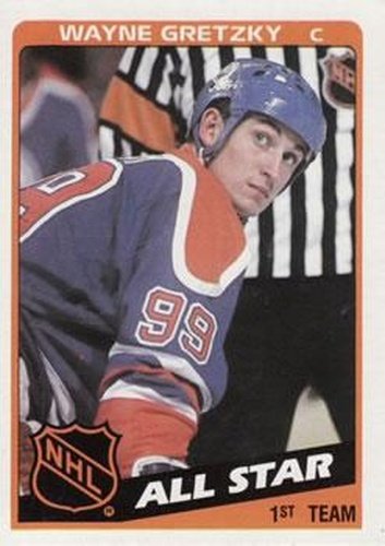 #154 Wayne Gretzky - Edmonton Oilers - 1984-85 Topps Hockey