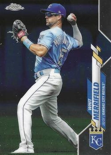 #154 Whit Merrifield - Kansas City Royals - 2020 Topps Chrome Baseball