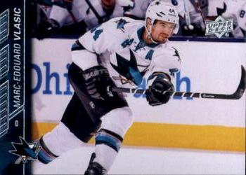 #154 Marc-Edouard Vlasic - San Jose Sharks - 2015-16 Upper Deck Hockey