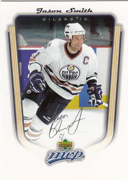 #154 Jason Smith - Edmonton Oilers - 2005-06 Upper Deck MVP Hockey