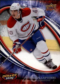 #154 Maxim Lapierre - Montreal Canadiens - 2008-09 Upper Deck Power Play Box Set Hockey