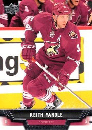 #154 Keith Yandle - Phoenix Coyotes - 2013-14 Upper Deck Hockey