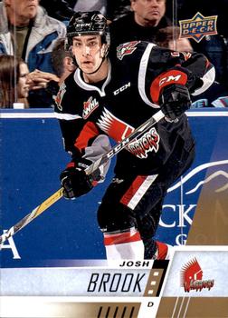 #154 Josh Brook - Moose Jaw Warriors - 2017-18 Upper Deck CHL Hockey