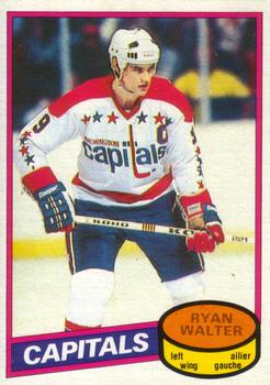 #154 Ryan Walter - Washington Capitals - 1980-81 O-Pee-Chee Hockey