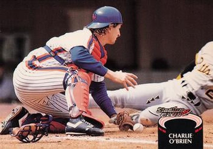 #154 Charlie O'Brien - New York Mets - 1992 Stadium Club Baseball