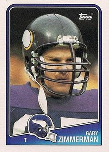 #154 Gary Zimmerman - Minnesota Vikings - 1988 Topps Football