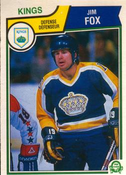 #154 Jim Fox - Los Angeles Kings - 1983-84 O-Pee-Chee Hockey