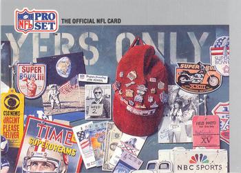#3 Puzzle 3 - 1990-91 Pro Set Super Bowl XXV Silver Anniversary Football