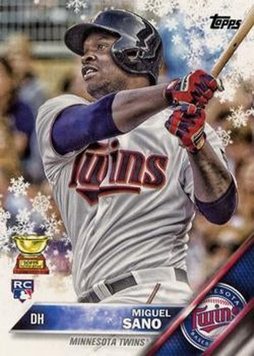 #HMW154 Miguel Sano - Minnesota Twins - 2016 Topps Holiday Baseball