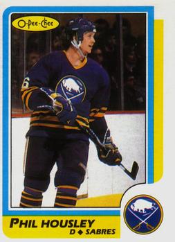 #154 Phil Housley - Buffalo Sabres - 1986-87 O-Pee-Chee Hockey