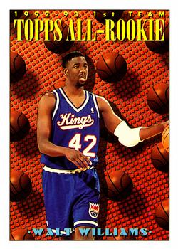 #154 Walt Williams - Sacramento Kings - 1993-94 Topps Basketball