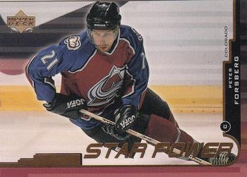 #154 Peter Forsberg - Colorado Avalanche - 1999-00 Upper Deck Hockey