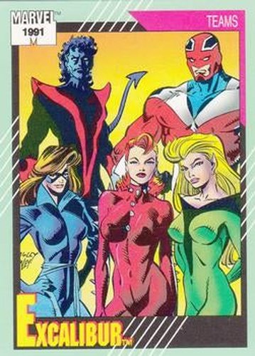 #155 Excalibur - 1991 Impel Marvel Universe Series II