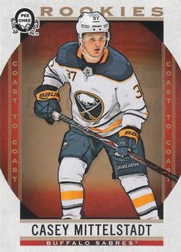 #155 Casey Mittelstadt - Buffalo Sabres - 2018-19 O-Pee-Chee Coast to Coast Hockey
