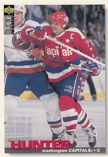 #155 Dale Hunter - Washington Capitals - 1995-96 Collector's Choice Hockey
