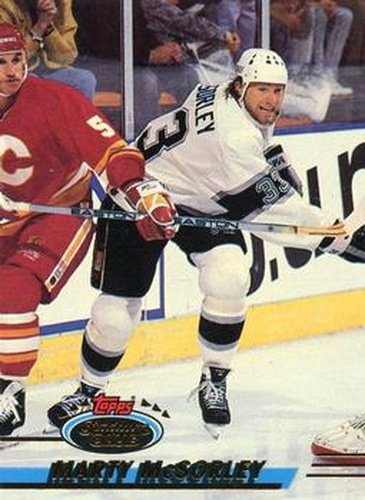 #155 Marty McSorley - Los Angeles Kings - 1993-94 Stadium Club Hockey