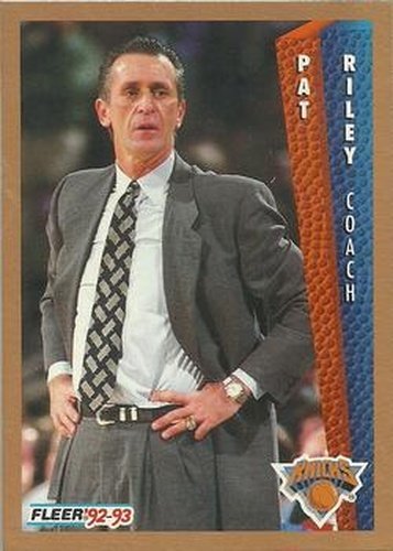 #155 Pat Riley - New York Knicks - 1992-93 Fleer Basketball