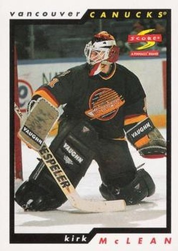 #155 Kirk McLean - Vancouver Canucks - 1996-97 Score Hockey