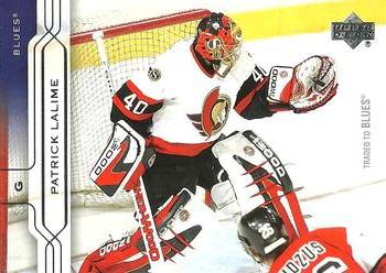 #155 Patrick Lalime - St. Louis Blues - 2004-05 Upper Deck Hockey