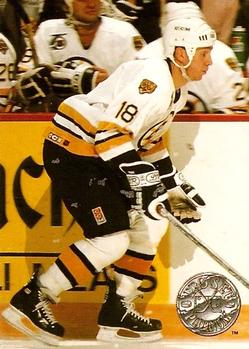 #155 Brent Ashton - Boston Bruins - 1991-92 Pro Set Platinum Hockey