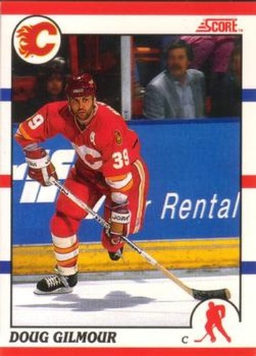 #155 Doug Gilmour - Calgary Flames - 1990-91 Score Canadian Hockey