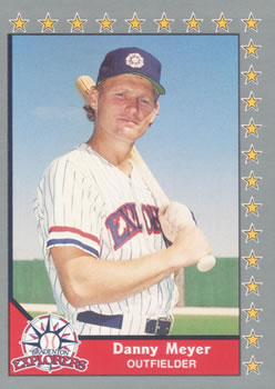 #155 Danny Meyer - Bradenton Explorers - 1990 Pacific Senior League Baseball