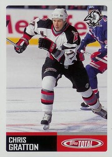 #155 Chris Gratton - Buffalo Sabres - 2002-03 Topps Total Hockey