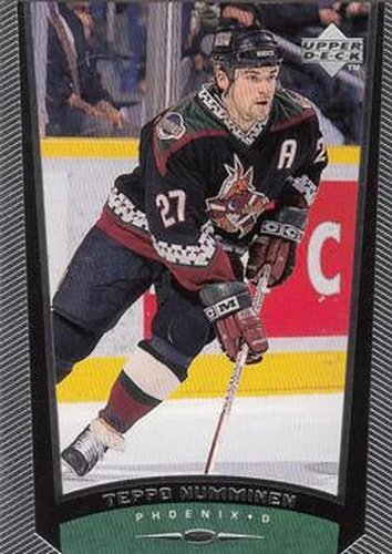 #155 Teppo Numminen - Phoenix Coyotes - 1998-99 Upper Deck Hockey