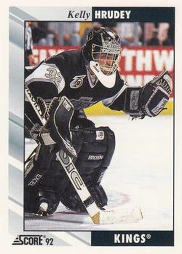 #155 Kelly Hrudey - Los Angeles Kings - 1992-93 Score USA Hockey