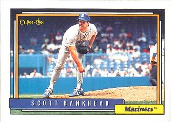 #155 Scott Bankhead - Seattle Mariners - 1992 O-Pee-Chee Baseball