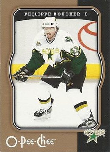 #155 Philippe Boucher - Dallas Stars - 2007-08 O-Pee-Chee Hockey